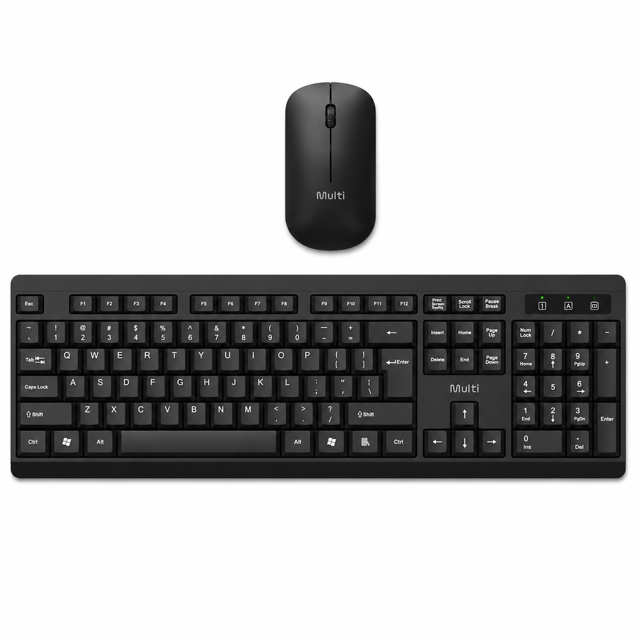 Kit Teclado E Mouse Sem Fio Basico Usb - Mouse 1200 Dpi - Tc670